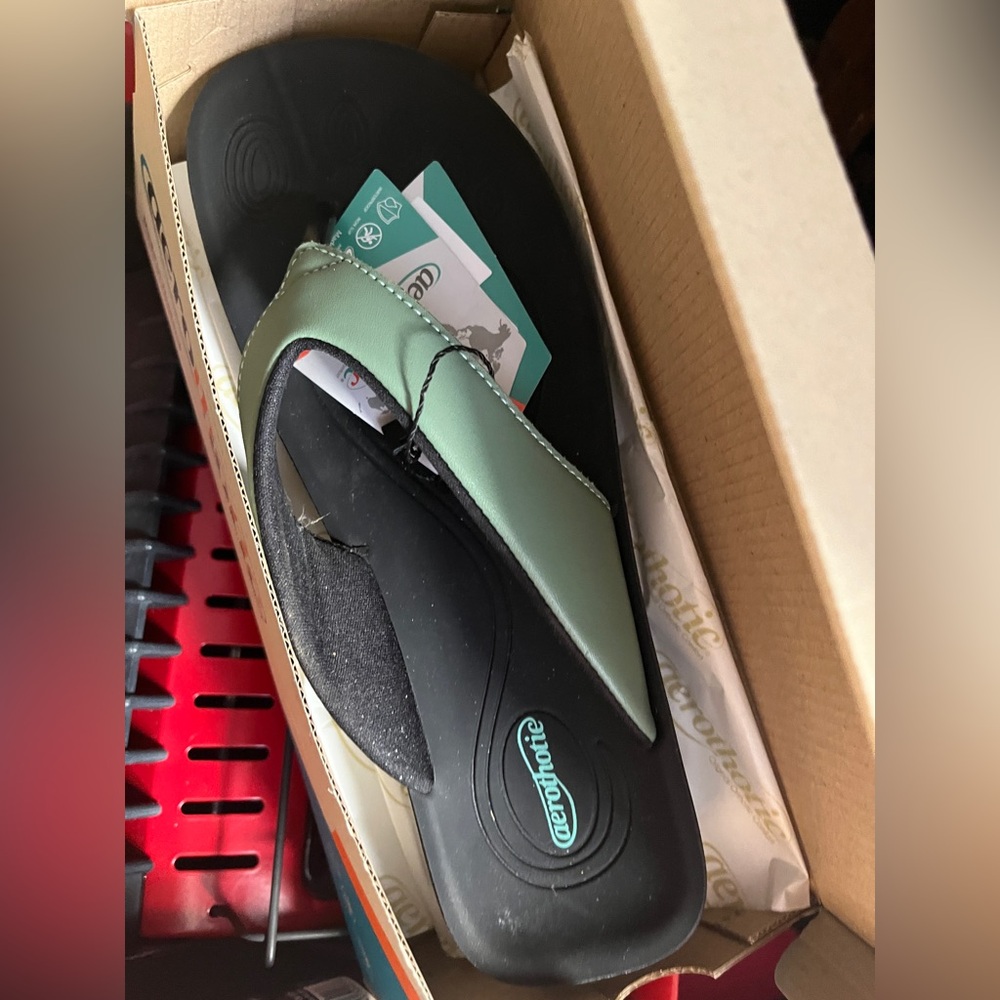 Aerothotic Green Orthotic Sandals